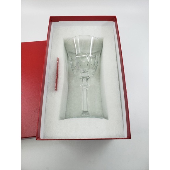NEW BACCARAT CRYSTAL HARCOURT EVE RED WINE GLASS #2 GOBLET $250 L 7.09